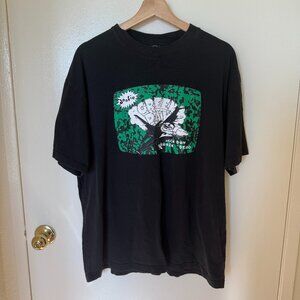 Brain Dead Green Day Dookie Black Graphic Crew Neck T-Shirt L